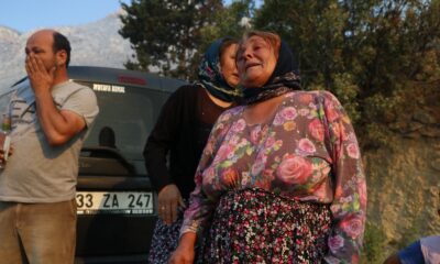 Evinin yandığını gören Hamide Teyze, gözyaşlarına boğuldu