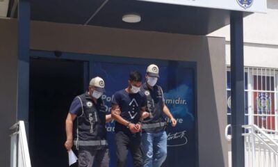 Evlerden telefon çalıyordu, yakalandı