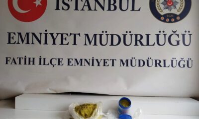 Fatih’te baskın yapılan evden esrar çıktı: 1 gözaltı