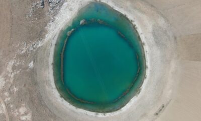 Gölde müsilajı andıran görüntü