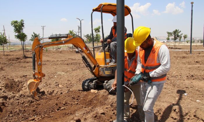 Haliliye’de yeni park çalışması