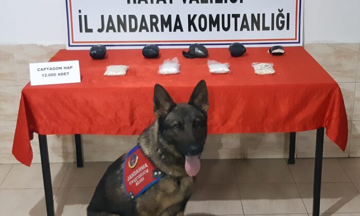 Hatay’da 12 bin adet uyuşturucu hap ele geçirildi