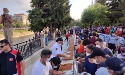 Hatay’da 82’nci yılda 82 metrelik künefe