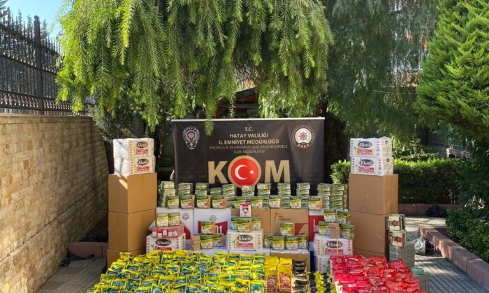 Hatay’da kaçakçılık operasyonu