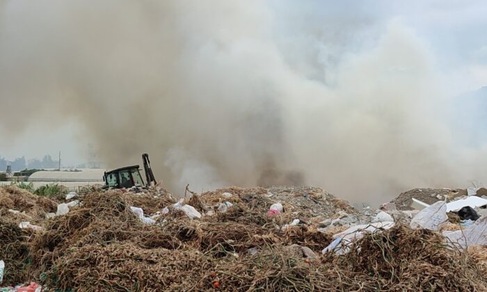 Hatay’da seralara yakın alanda yangın