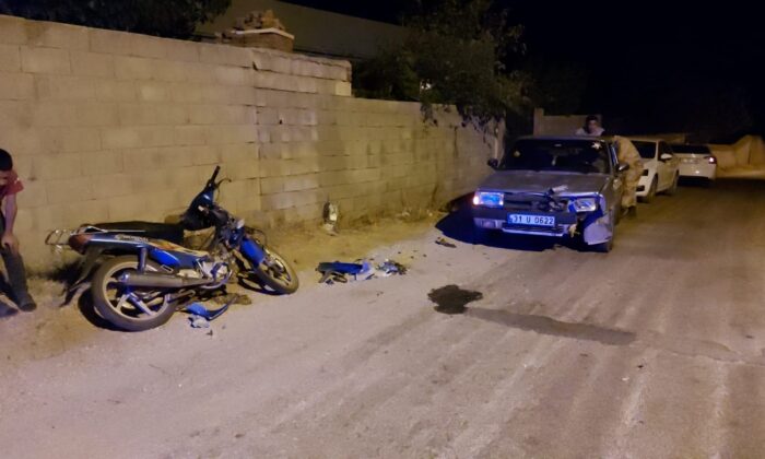 Hatay’da trafik kazası: 2 yaralı