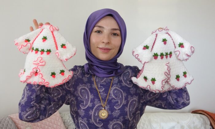 Hem çeyizini hazırladı, hem de meslek edindi