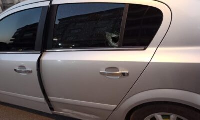 Husumetlisinin aracına tüfekle ateş açtı, yakalandı