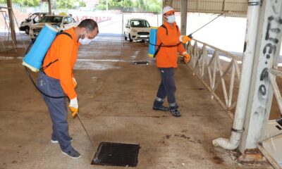 İlaçlama ekipleri bayramda tam mesai yaptı