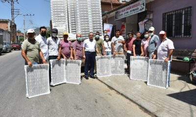 İncir üreticilerine 12 bin adet incir kurutma kereveti dağıtıldı