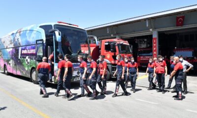 Isparta Belediyesi itfaiye ekipleri tekrar Antalya’da