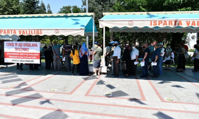 Isparta’da aşılama oranı yüzde 69’a ulaştı