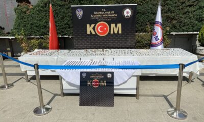 İstanbul’da antik dönemlere ait binlerce tarihi eser yakalandı