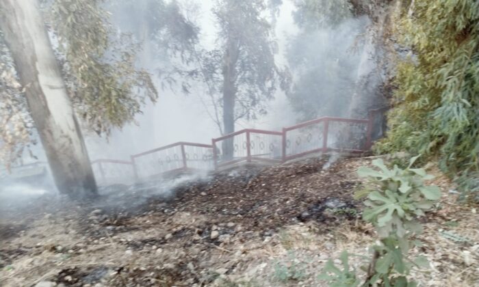 İtfaiyenin hızlı müdahalesi, yangının büyümesini engelledi