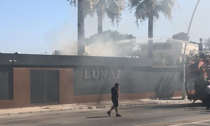 İzmir’de korkutan baca yangını