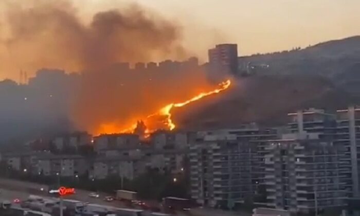 İzmir’de otluk alanlarda çıkan yangınlar söndürüldü
