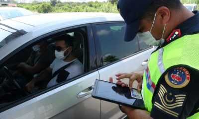 Jandarma trafik timleri Mersin’de 12 bin 189 aracı denetledi