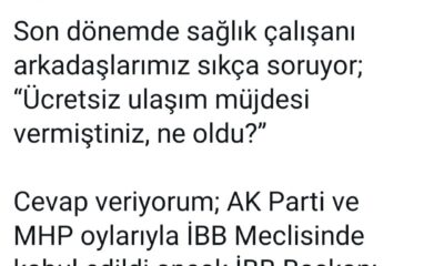 Kabaktepe’den, İstanbul Büyükşehir Belediye Başkanı İmamoğlu’nun ‘veto’ kararına ilişkin açıklama