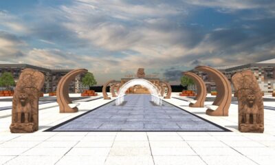 Kadeş Barış Meydanı’na leblebi ve Hitit figürleri yerleştirildi