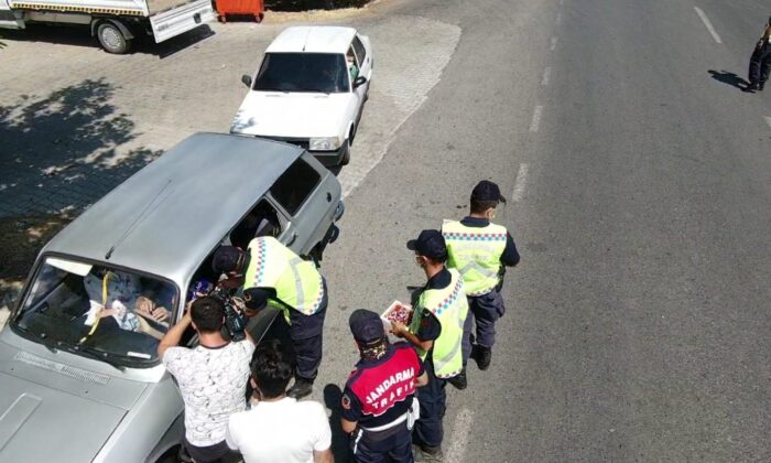 Kahramanmaraş’ta drone destekli trafik denetimi