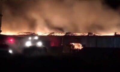 Kahramanmaraş’ta geri dönüşüm tesisinde yangın