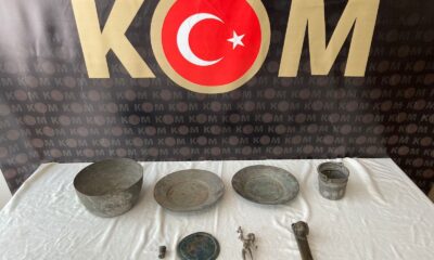 Kahramanmaraş’ta tarihi eser operasyonu