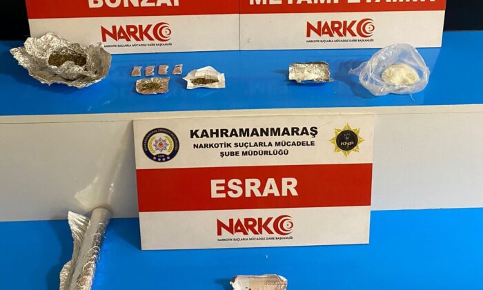 Kahramanmaraş’ta uyuşturucu operasyonunda 2 tutuklama