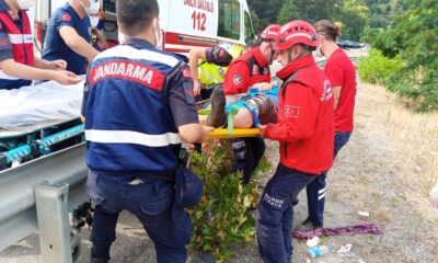 Kamyonet takla attı: 1 yaralı