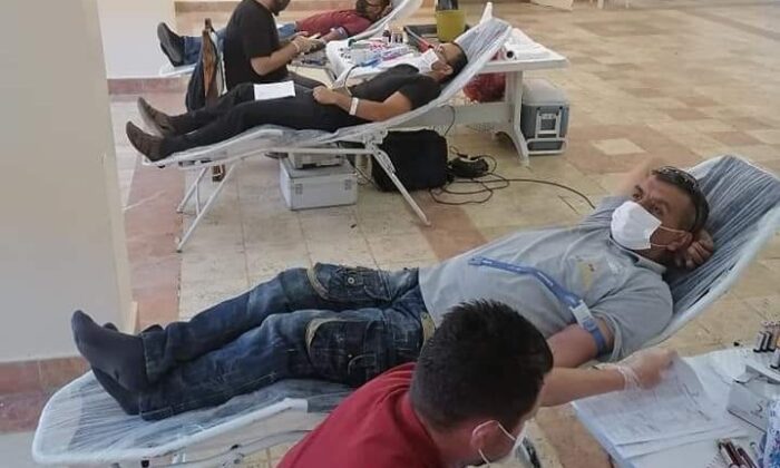 Kan bağışı kampanyasına yoğun ilgi