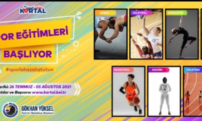 Kartal Belediyesi’nin ücretsiz yaz spor eğitimleri başlıyor