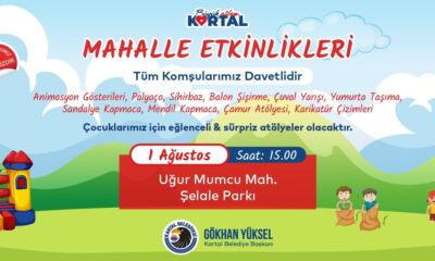 Kartallı çocuklar bu hafta sonu mahalle etkinlikleri ile doyasıya eğlenecek
