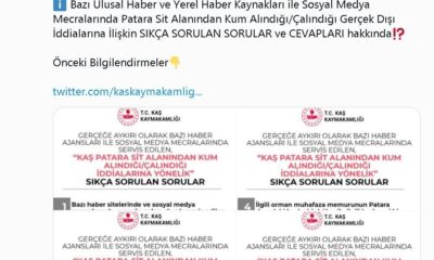 Kaş Kaymakamlığı ’Patara’dan Kum Çalındı’ iddialarını yalanladı