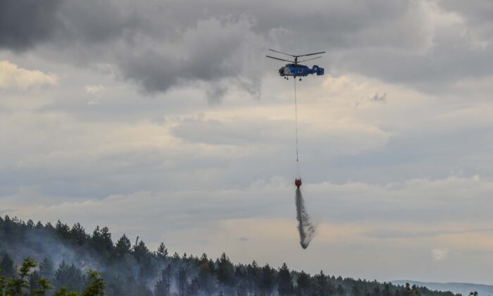 Kastamonu’da ormanlık alanda yangın çıktı