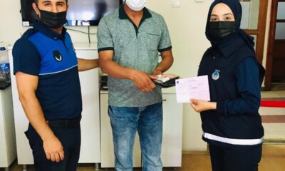 Kaybettiği kurban parasını zabıta ekipleri teslim etti