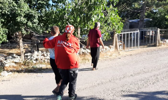 Kayboldu diye aranıyordu, evine döndü