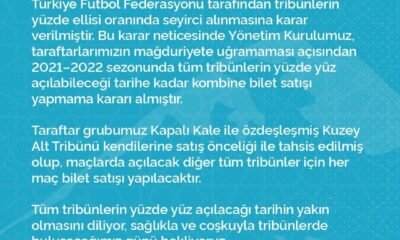 Kayserispor yeni sezonda kombine bilet satışı yapmayacak