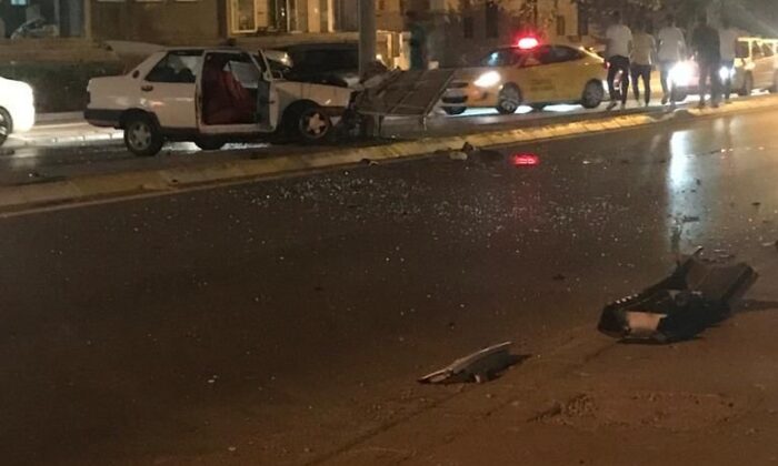 Kaza yapınca ortadan kayboldu