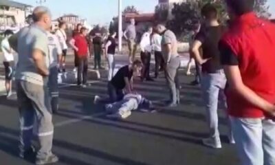 Kaza yerinden geçen sağlık görevlisinin kalp masajı yaptığı bisikletli kurtarılamadı