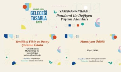 KBÜ’ye “Sürdürülebilir Geleceği Tasarla” yarışmasında iki ödül
