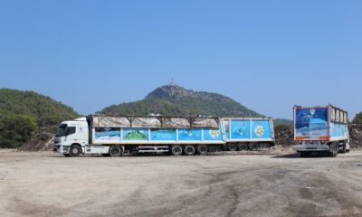 Kemer’de 9 günde 350 ton çöp geri dönüşüme gönderildi