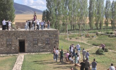 Kenan Yavuz Etnografya Müzesi’nde Tırpan Şenliği renkli görüntülere sahne oldu