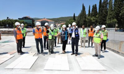 Kent meydanında çalışmalar hızlandı