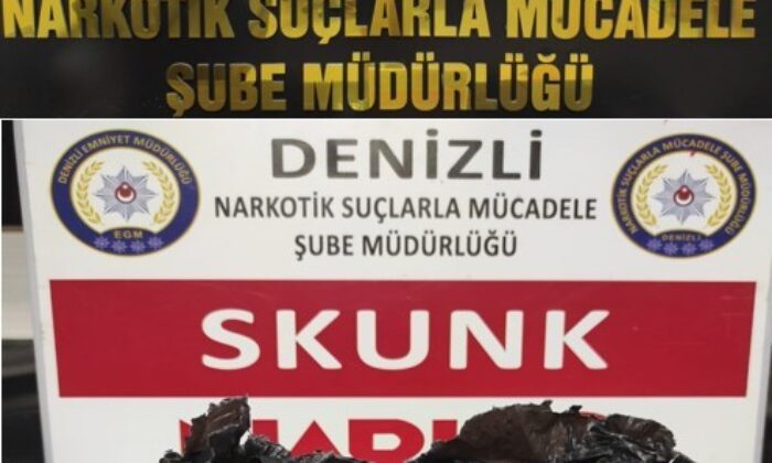Kente otobüsle uyuşturucu getirirken yakalandılar
