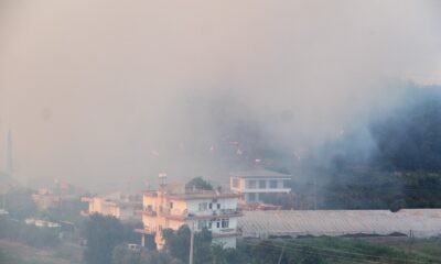 Komandolar yangın bölgesinde