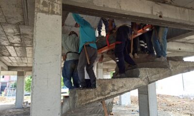 Konya’da inşaattan düşen işçi yaralandı