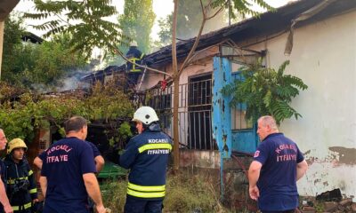 Köpeklerin tavuklarına saldırdığını sanıp kalkınca yangını fark etti