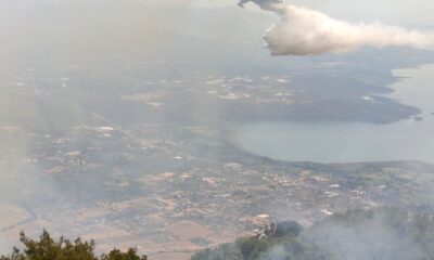 Köyceğiz’de yangın devam ediyor