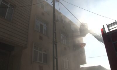 Küçükçekmece’de korkutan yangın