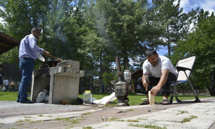 Kurban bayramı sonrası mesire alanları tıka basa doldu