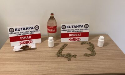 Kütahya’da uyuşturucu operasyonu